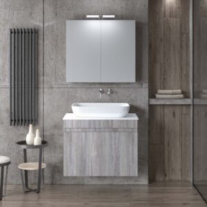 ΣΕΤ ΕΠΙΠΛΟΥ OMEGA TOP 75cm GREY OAK 9SOMT075GO